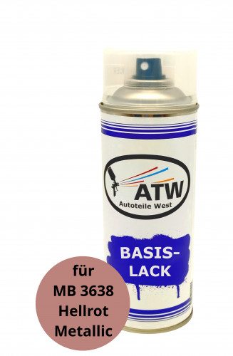 Autolack für MB 3638 Hellrot Metallic